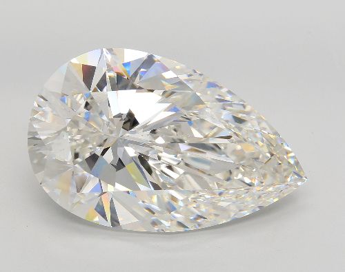 23.06ct G VS1 Rare Carat Ideal Cut Pear Lab Grown Diamond