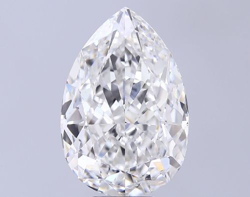 12.36ct F VS1 Rare Carat Ideal Cut Pear Lab Grown Diamond