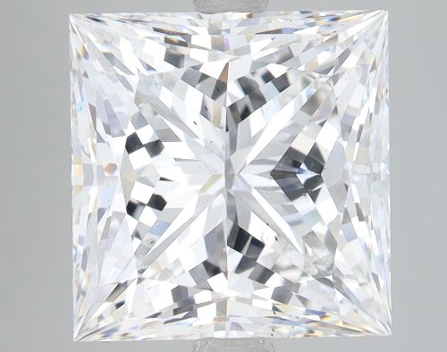 7.09ct F VS2 Rare Carat Ideal Cut Princess Lab Grown Diamond