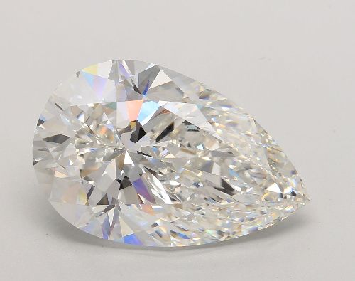 12.58ct F VS1 Rare Carat Ideal Cut Pear Lab Grown Diamond