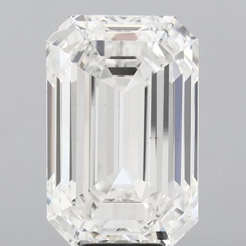 13.52ct F VS2 Rare Carat Ideal Cut Emerald Lab Grown Diamond