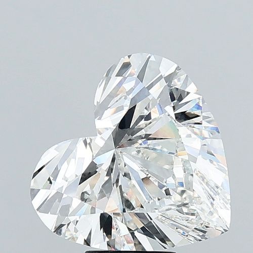 7.09ct F VVS2 Rare Carat Ideal Cut Heart Lab Grown Diamond