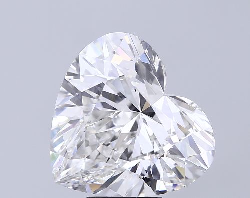8.03ct F VS1 Rare Carat Ideal Cut Heart Lab Grown Diamond