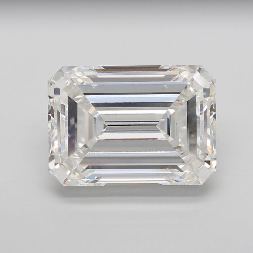 20.29ct F VVS2 Rare Carat Ideal Cut Emerald Lab Grown Diamond