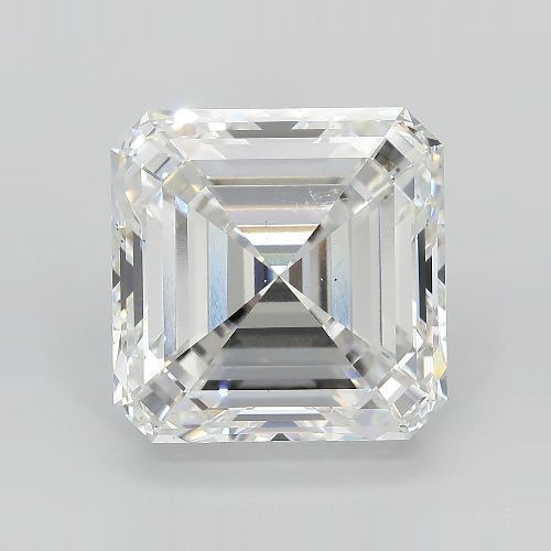 11.68ct F VS2 Very Good Cut Asscher Lab Grown Diamond