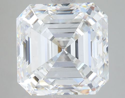 7.10ct F VS1 Rare Carat Ideal Cut Asscher Lab Grown Diamond
