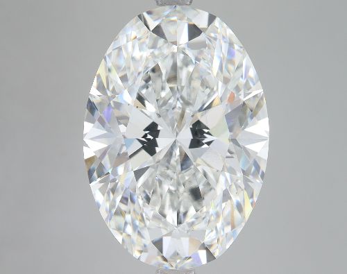 11.03ct F VS2 Rare Carat Ideal Cut Oval Lab Grown Diamond