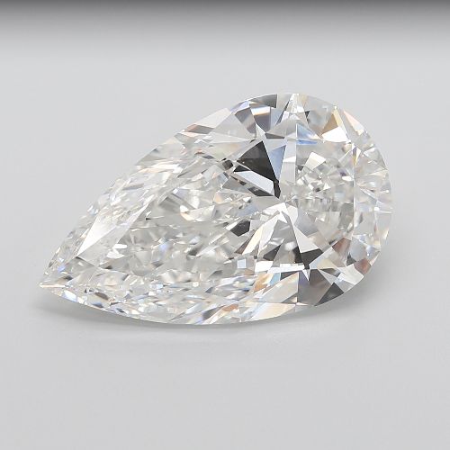 16.26ct F VVS2 Very Good Cut Pear Lab Grown Diamond