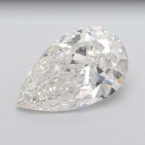 15.11ct G VVS2 Very Good Cut Pear Lab Grown Diamond