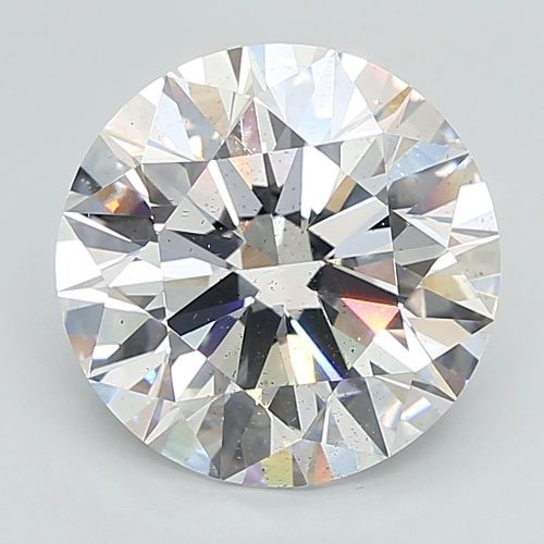7.30ct F SI1 Rare Carat Ideal Cut Round Lab Grown Diamond