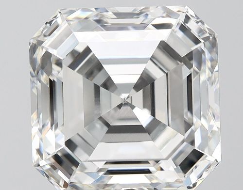 7.55ct F VVS2 Rare Carat Ideal Cut Asscher Lab Grown Diamond