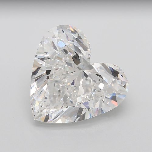 17.00ct D VVS2 Very Good Cut Heart Lab Grown Diamond