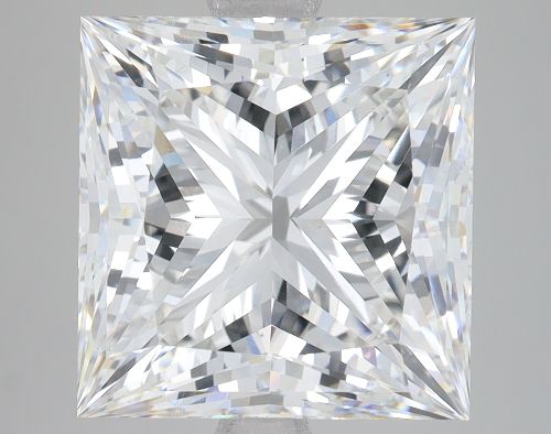 8.06ct F VS1 Rare Carat Ideal Cut Princess Lab Grown Diamond