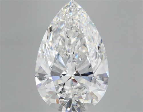 10.08ct F VVS2 Rare Carat Ideal Cut Pear Lab Grown Diamond