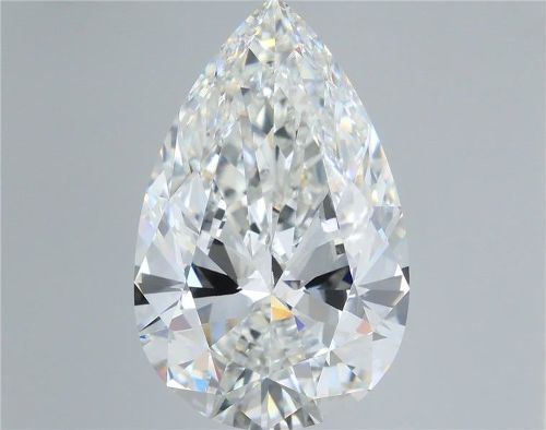 11.06ct F VVS2 Rare Carat Ideal Cut Pear Lab Grown Diamond