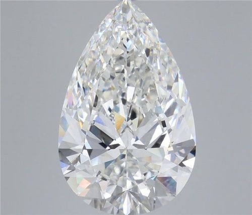 11.05ct F VVS2 Rare Carat Ideal Cut Pear Lab Grown Diamond