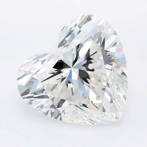 6.52ct F VS1 Rare Carat Ideal Cut Heart Lab Grown Diamond