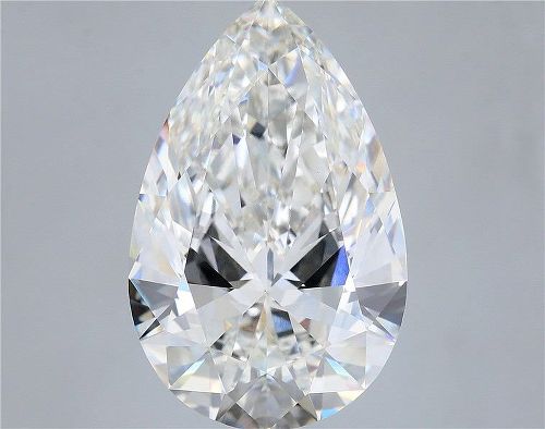11.07ct G VVS2 Rare Carat Ideal Cut Pear Lab Grown Diamond