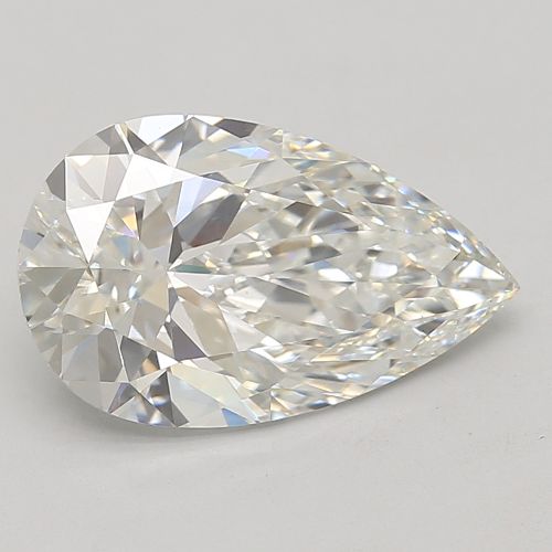 3.96 Carat Pear Lab Diamond