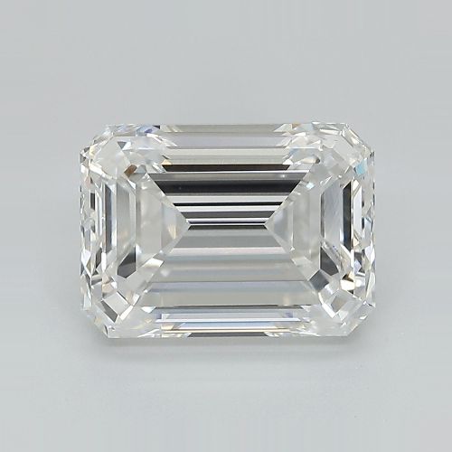 20.25ct F VVS2 Rare Carat Ideal Cut Emerald Lab Grown Diamond