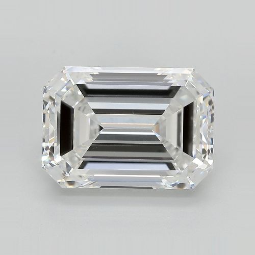 20.52ct G VVS2 Rare Carat Ideal Cut Emerald Lab Grown Diamond