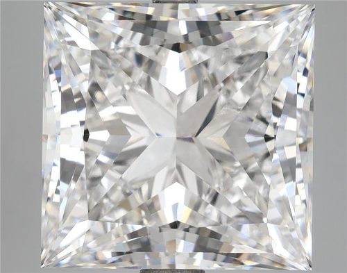 20.05ct E VVS2 Rare Carat Ideal Cut Princess Lab Grown Diamond