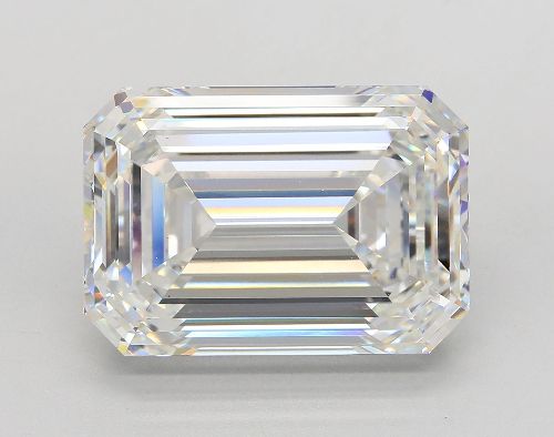21.50ct F VS1 Excellent Cut Emerald Lab Grown Diamond