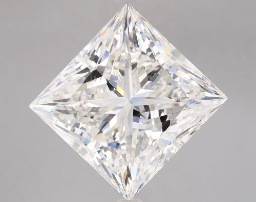9.05ct F VS2 Rare Carat Ideal Cut Princess Lab Grown Diamond