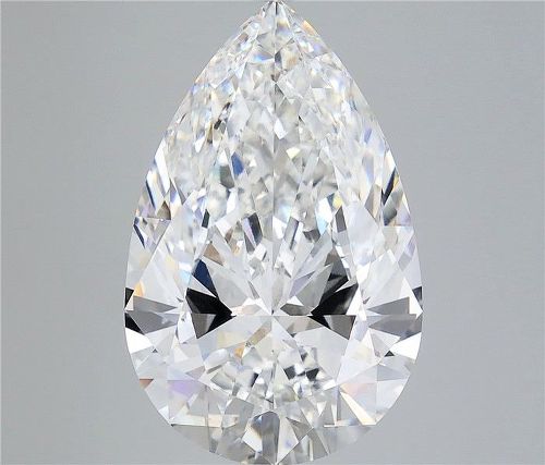 11.07ct E VVS2 Rare Carat Ideal Cut Pear Lab Grown Diamond