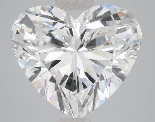 5.04ct F VS1 Rare Carat Ideal Cut Heart Lab Grown Diamond