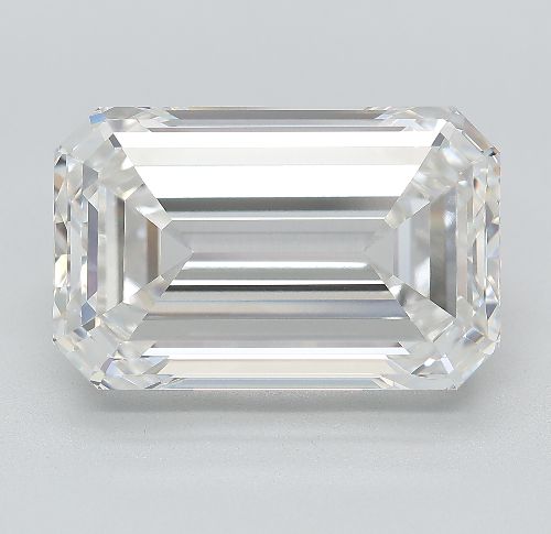 15.53ct F VVS2 Rare Carat Ideal Cut Emerald Lab Grown Diamond