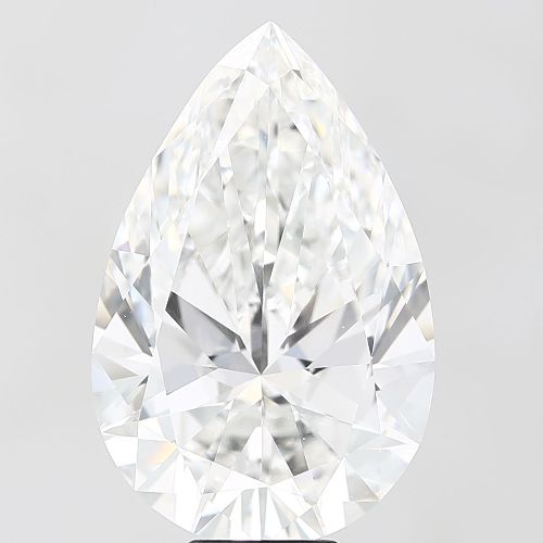 11.06ct F VVS2 Rare Carat Ideal Cut Pear Lab Grown Diamond