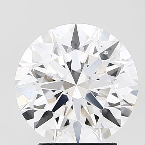 3.08ct D SI1 Rare Carat Ideal Cut Round Lab Grown Diamond