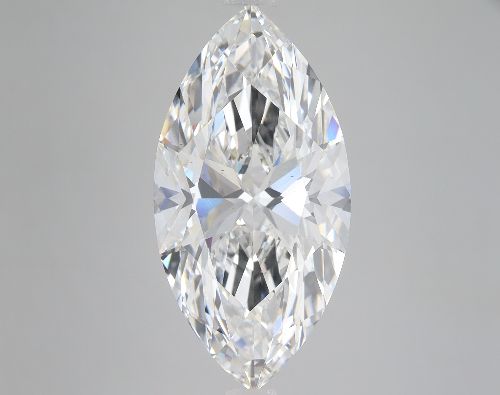 7.03ct F VS2 Rare Carat Ideal Cut Marquise Lab Grown Diamond