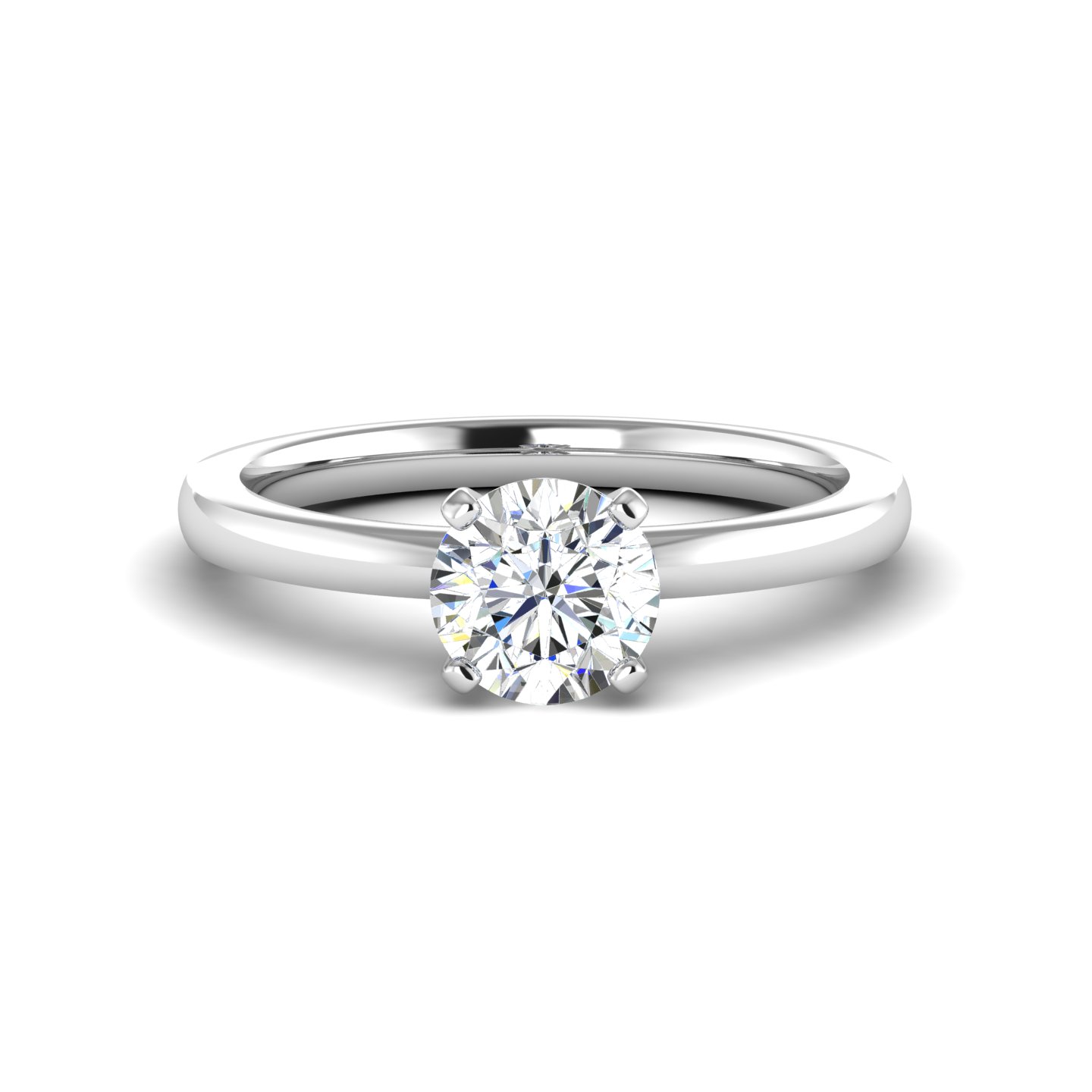 Tiffany Forever Wedding Band Ring in Platinum with a Diamond, 4 mm Wide |  Tiffany & Co.