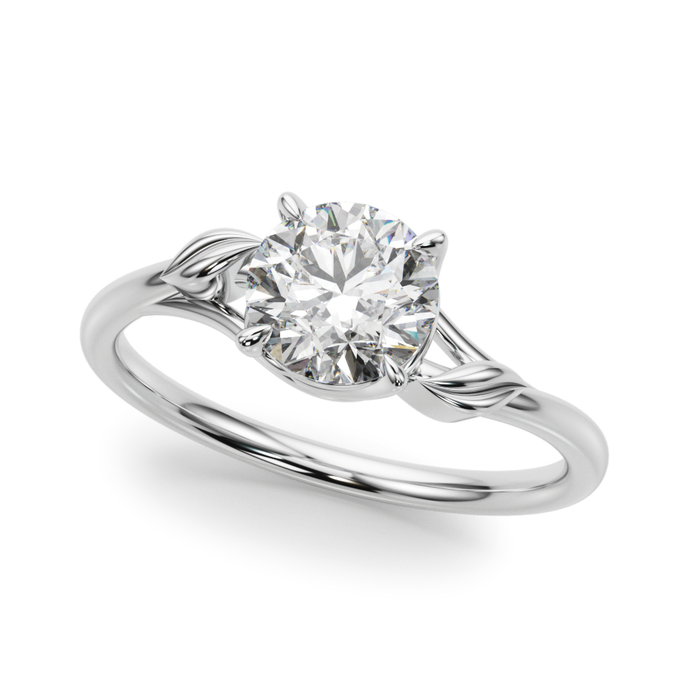 Linda 2.5mm Comfort Fit Engagement Ring - 14K Rose Gold