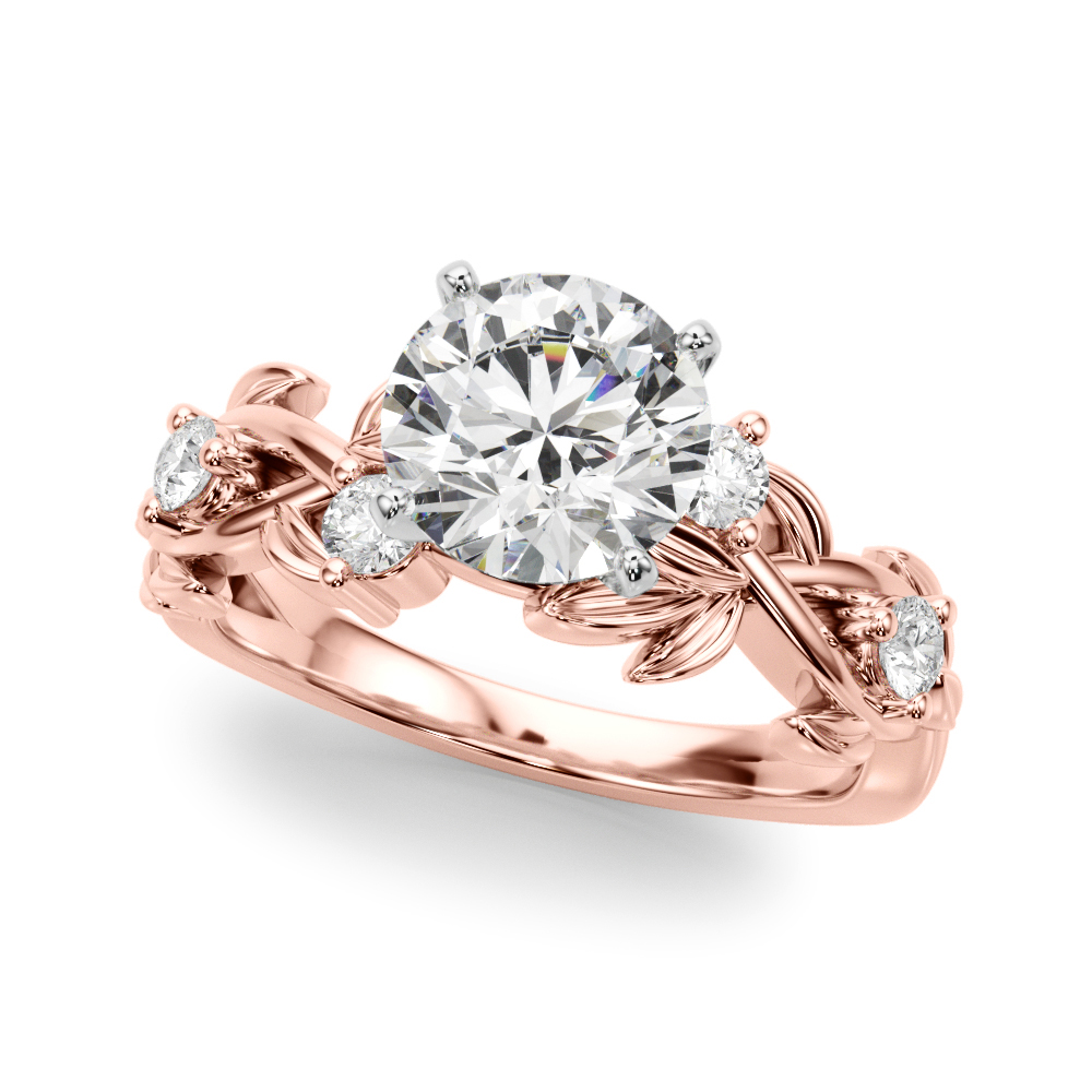 Side-Stone Engagement Ring