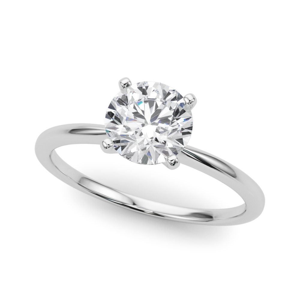 Aurora Classic 4 Prong Solitaire Engagement Ring