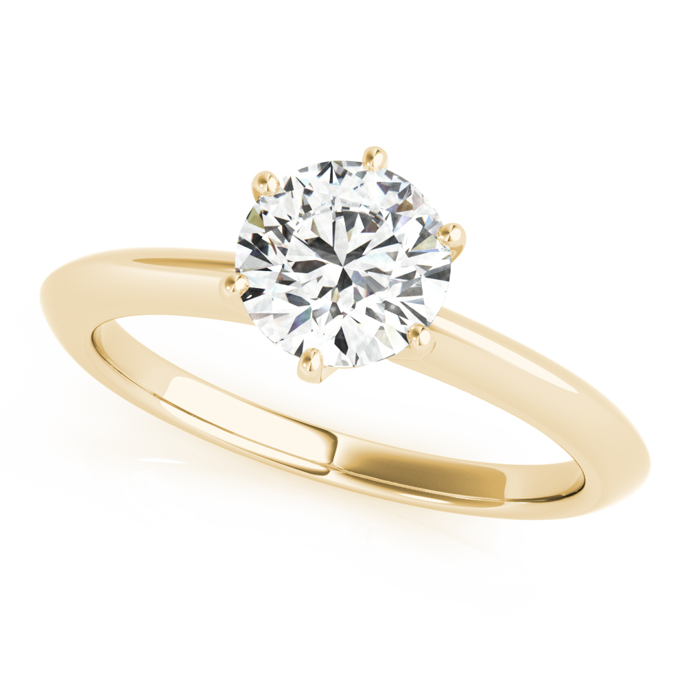 Audrey Classic 6 Prong Solitaire Engagement Ring