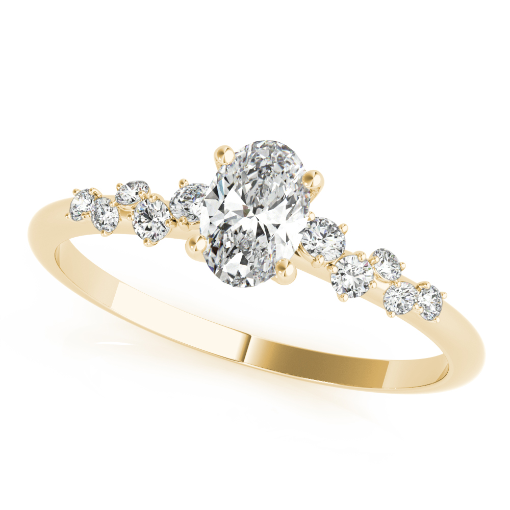 Olivia Scattered Diamond Engagement Ring