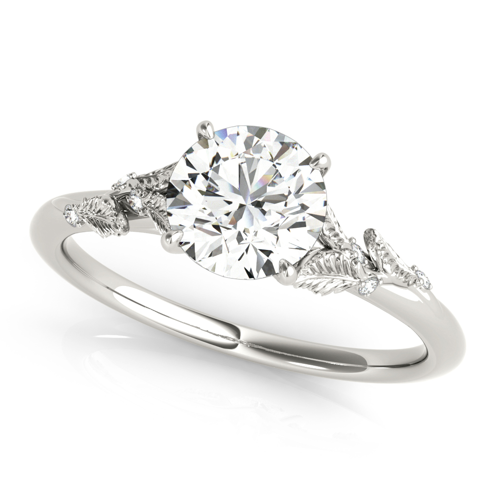 Lalana Nature Inspired Diamond Engagement Ring - 14K White Gold Lalana Nature Inspired Diamond Engagement Ring - 14K White Gold