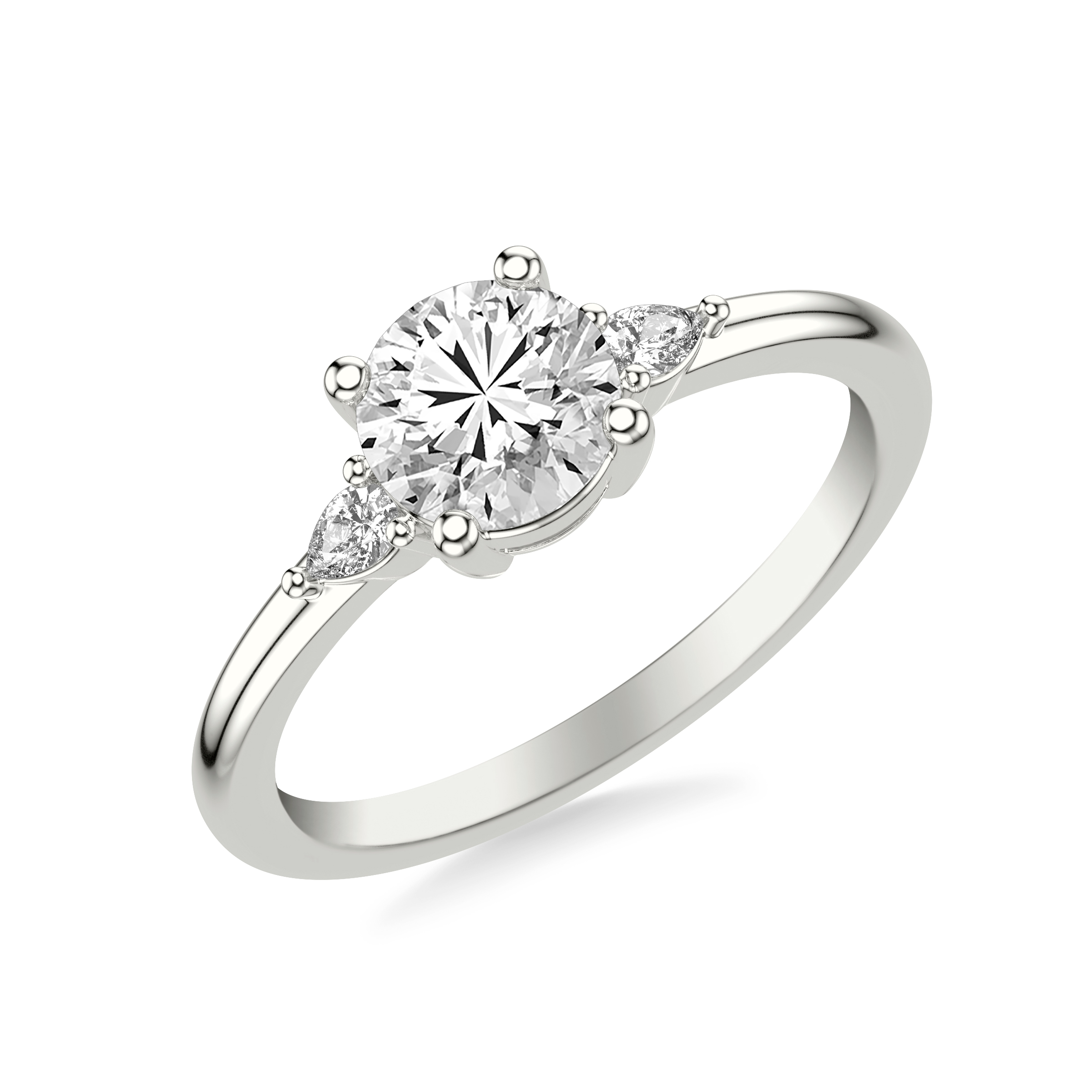 Julie Pear Shaped Diamond Engagement Ring