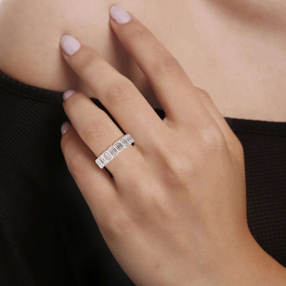 Sale❗️リリパット248☆RING FOR SERVICE Now + Forever Diamond Crossover Enhancer Ring 1/2 ct tw 14K