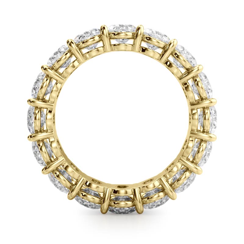 Oval Cut Lab Diamond Eternity Ring (6.0 ct. tw.) - 18K Oval Cut Lab Diamond Eternity Ring (6.0 ct. tw.) - 18K
