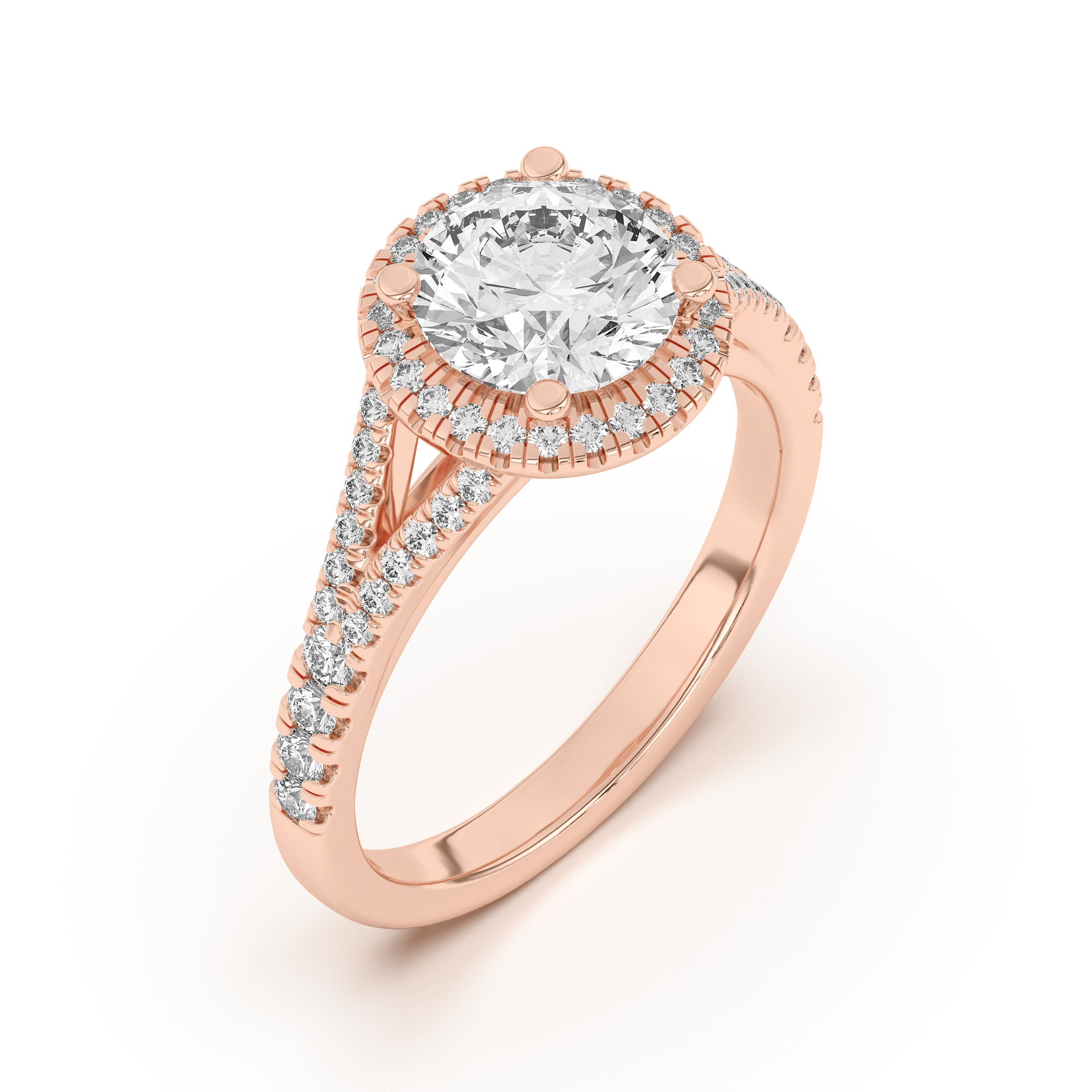 Halo Engagement Ring