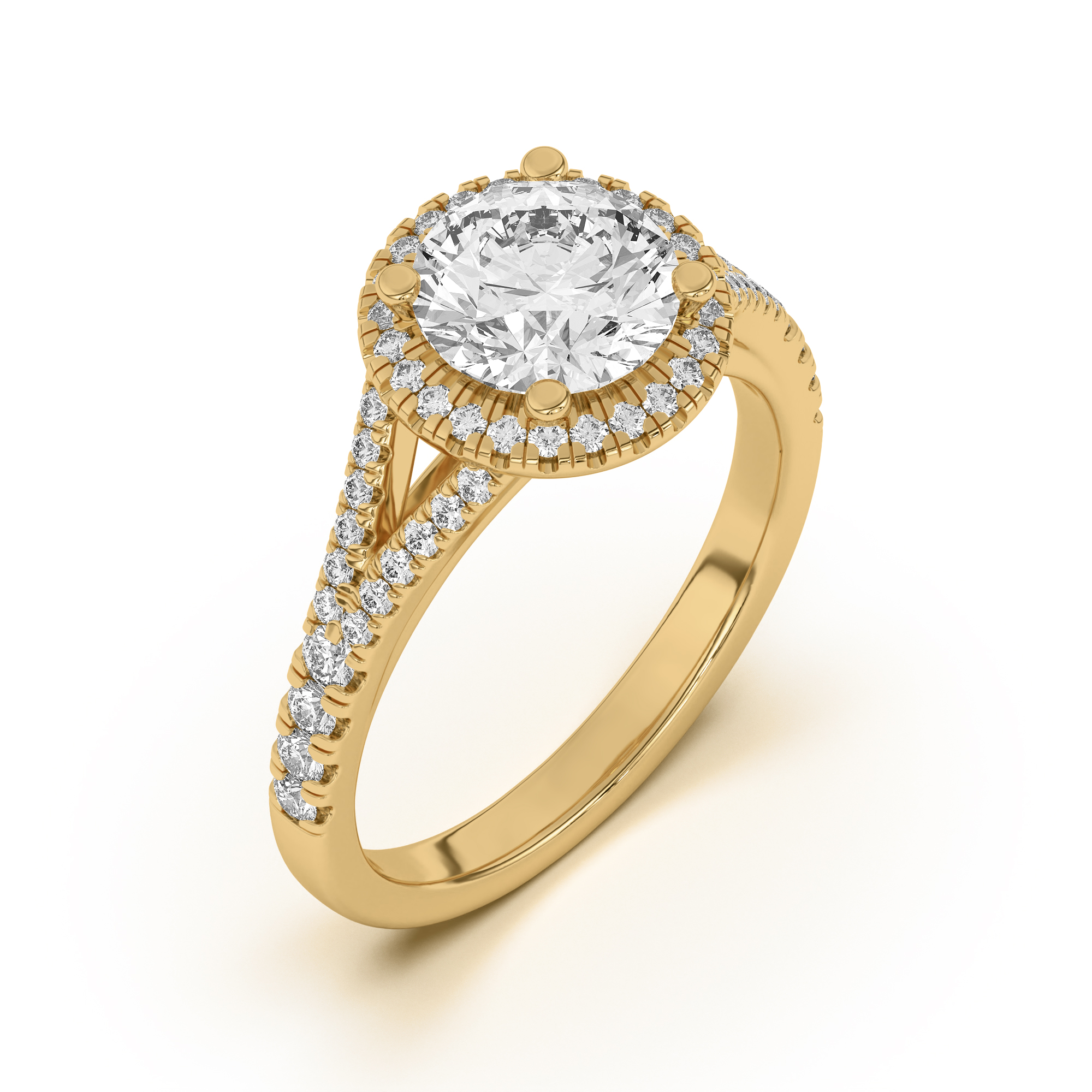 Halo Engagement Ring