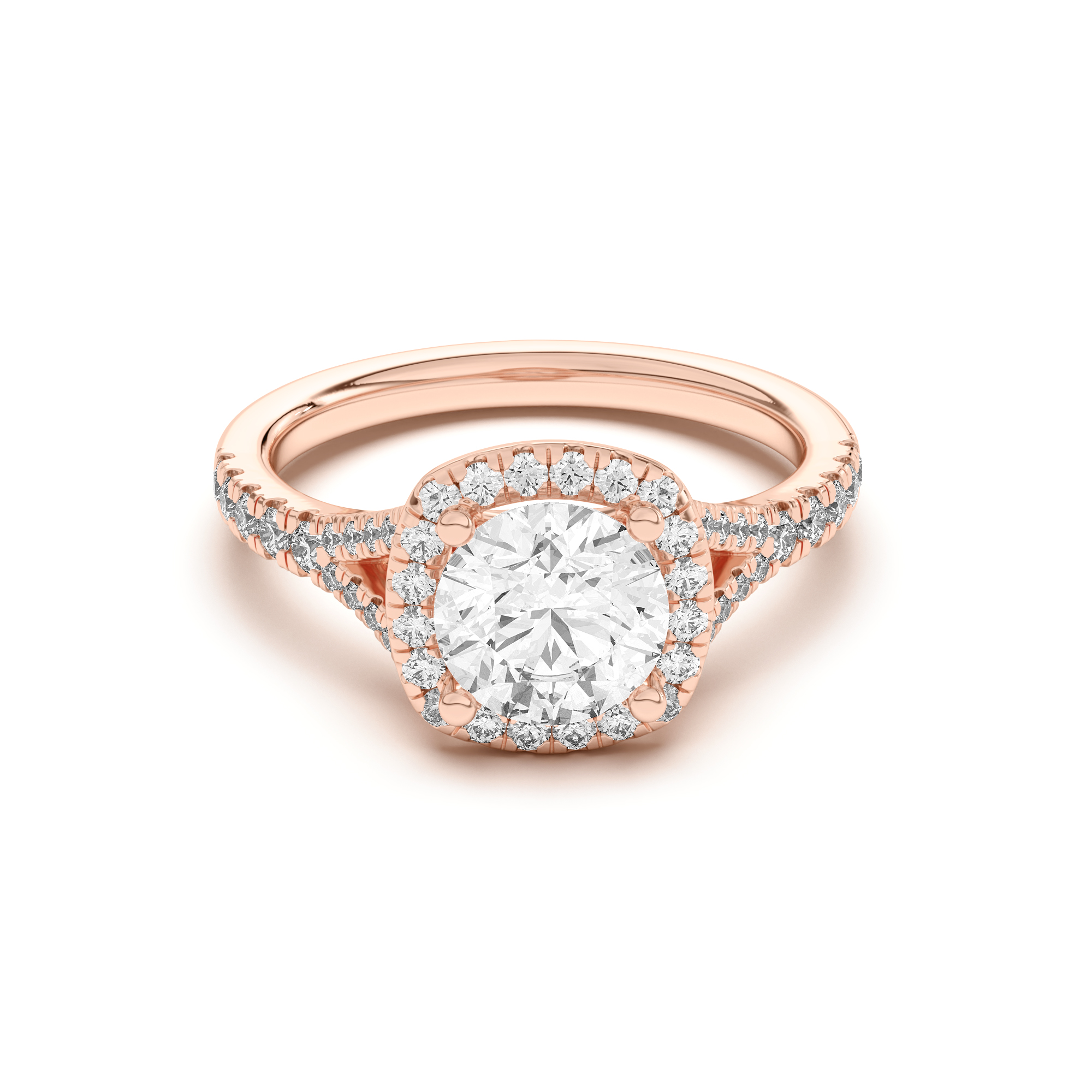 Halo Engagement Ring