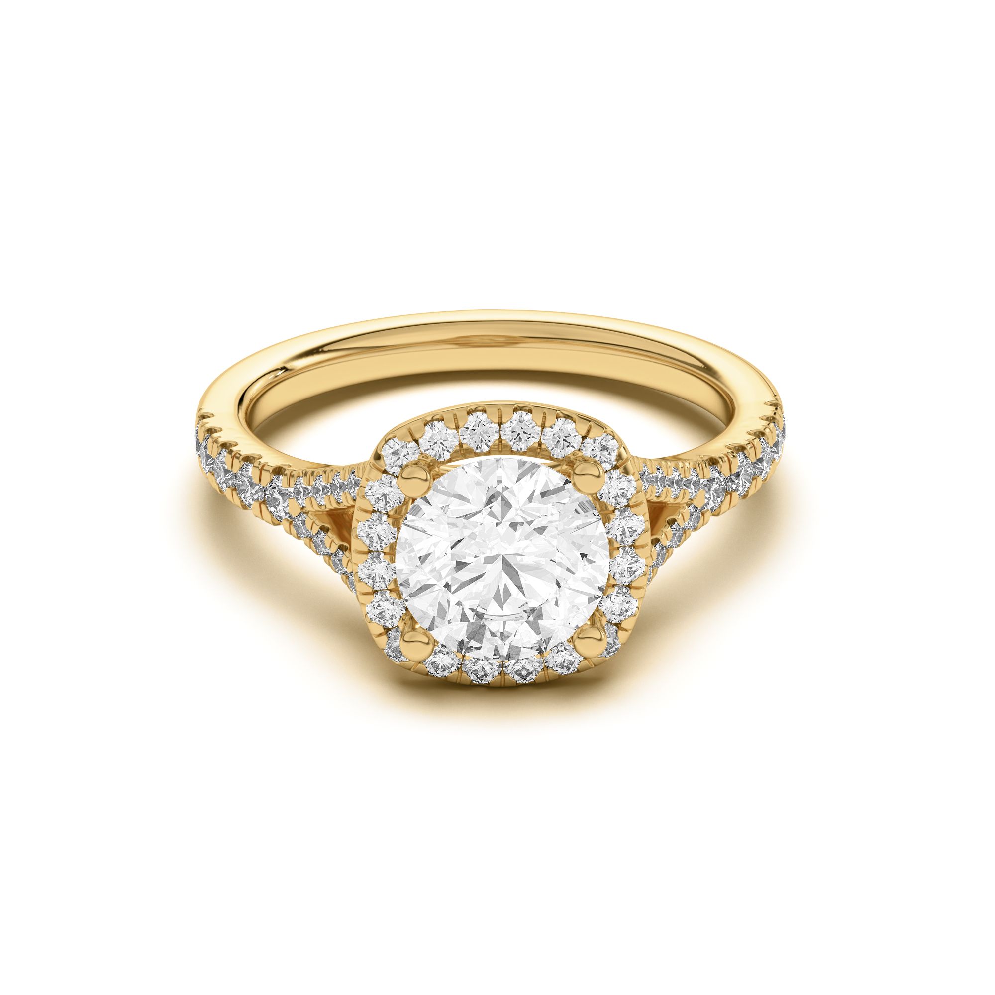 Halo Engagement Ring
