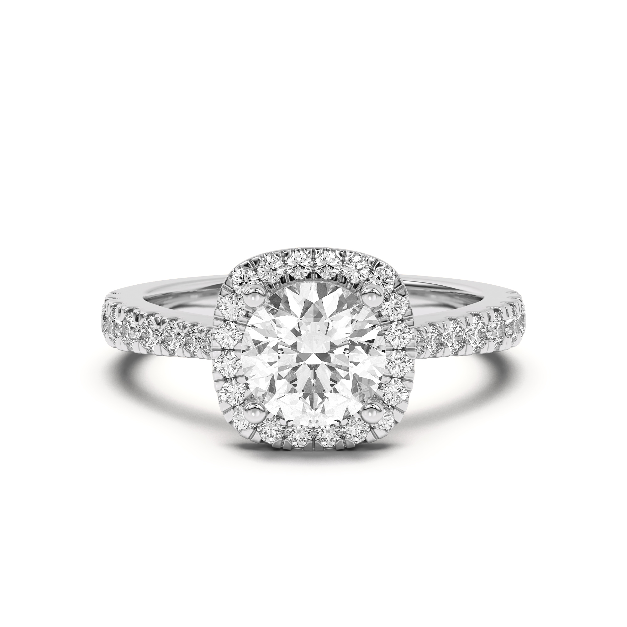 Halo Engagement Ring