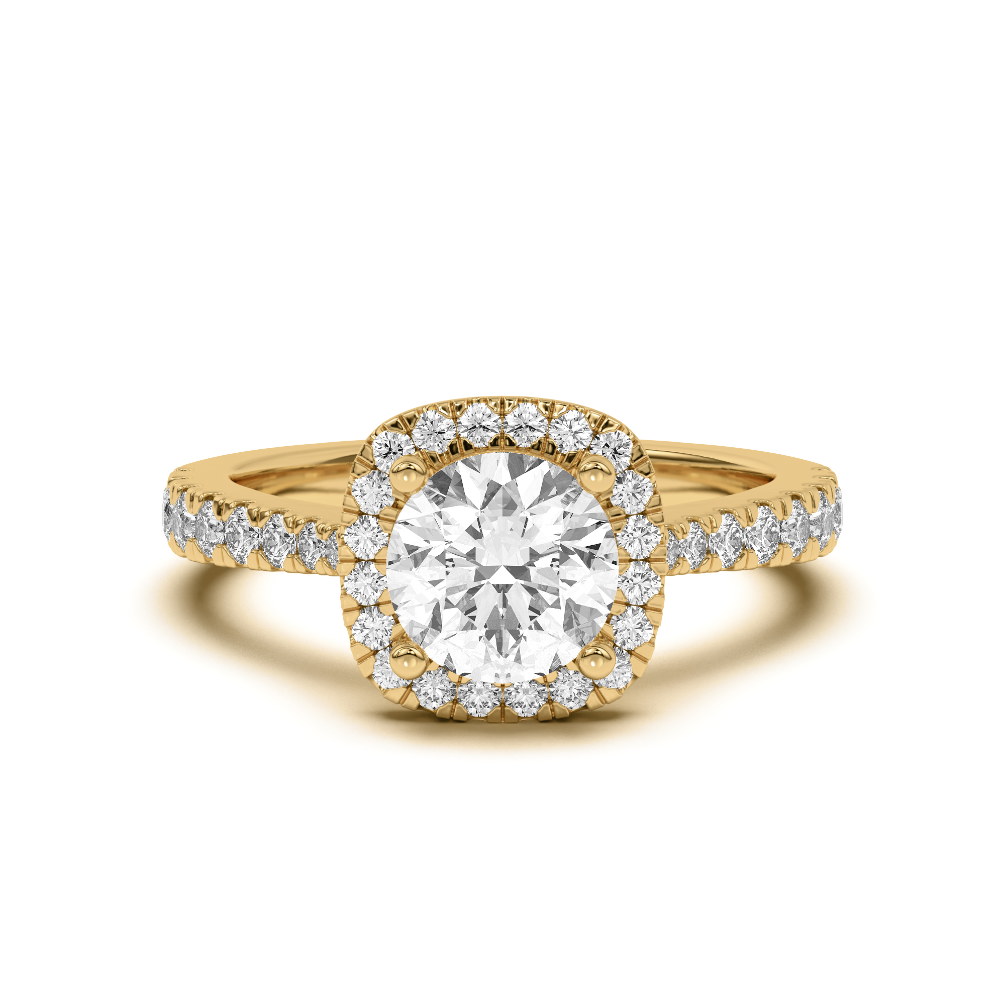 Halo Engagement Ring